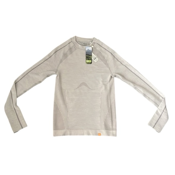 SOLD - NWT Neiwai Wool Seamless Mock Neck Top Thumbholes Medium US 4 Reg. $109 - Picture 8 of 16